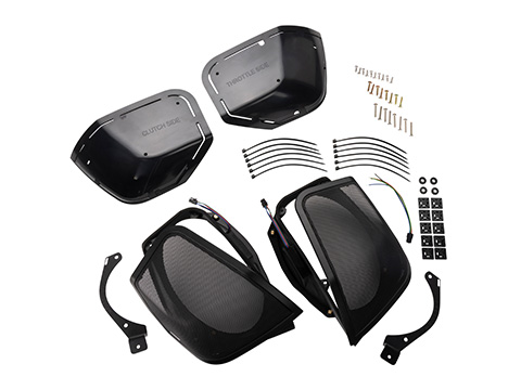 Kicker 52HDBX14 Saddlebag lid Cut-In kit 14-23 FL Bagger 14-23 FL Bagger NO SPEAKERS