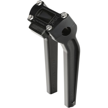 Thrashin Supply TSC-9500-1 Black 9.5" Pull Back Handlebar Risers Pull Back Gauge Cutout