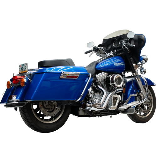 Trask TM-5745CH Chrome 2:1 BMF Exhaust 09-16 FL Touring Road & street & Ultra glide