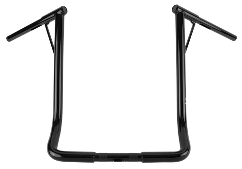 Burly B12-7006B Louie Bagger 19" Bar 1.25" TBW Black