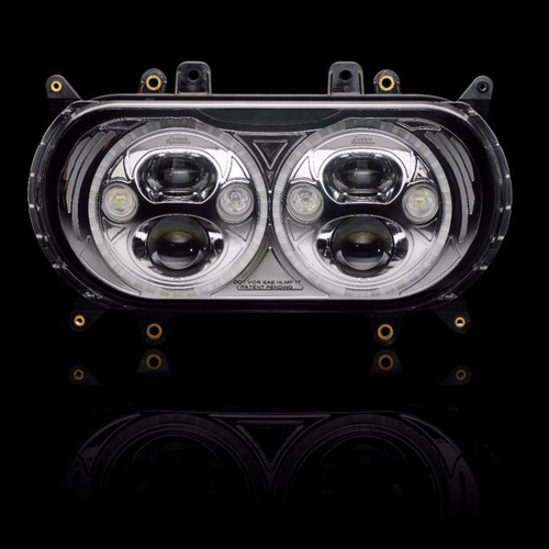 Open Box Custom Dynamics CDTB-RG-15-C TruBeam LED Headlight Harley Davidson Road Glide 15-23
