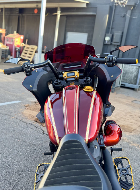 Paul Yaffe 0601-7085 Black Pre-Wired Handlebar Monkey Sport Bars 15-23 road glide Harley Davidson FLTR FLTRX FLTRXS FLTRXST