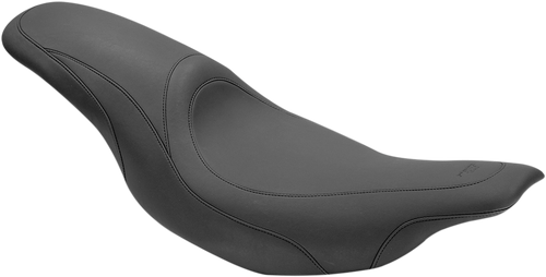 Mustang 76589 Tripper Fastback Black Stitched Seat Touring Glide 97-07