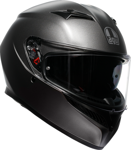 AGV 2118381004-023-XL K3 Mono Helmet - Mono Matte Luna Gray XL