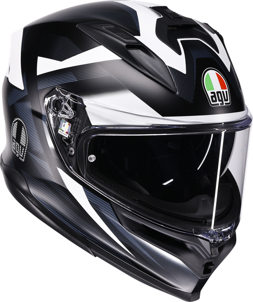 AGV 2118399004-016-M K7 Glimpse Helmet - Glimpse Matte Black/White Medium