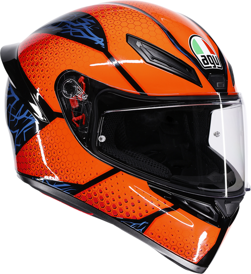 AGV 2118394018-074-L K1 S Speedarmor Helmet - Speedarmor Black/Orange/Blue Large