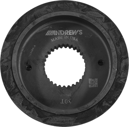 ANDREWS 290306 Belt Drive Transmission Pulley - 30T '06-'17 Harley-Davidson