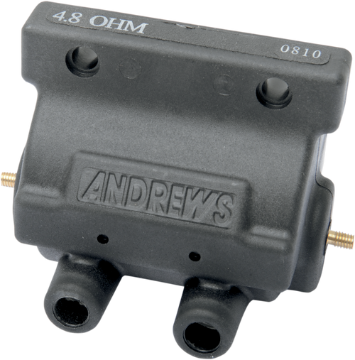 ANDREWS 237230 Supervolt 12 V Ignition Coil - 4.8 Ohm Harley Davidson Black