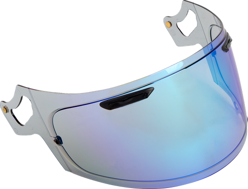 ARAI HELMETS 01-1107 VAS-V Max Vision Shield - Pinlock® Prepared Blue Mirror