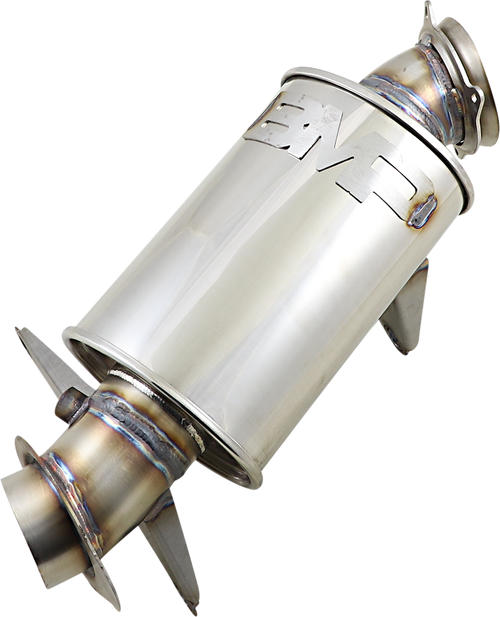 BIKEMAN PERFORMANCE 02-229-SS Stainless Steel Powder Lite Muffler
