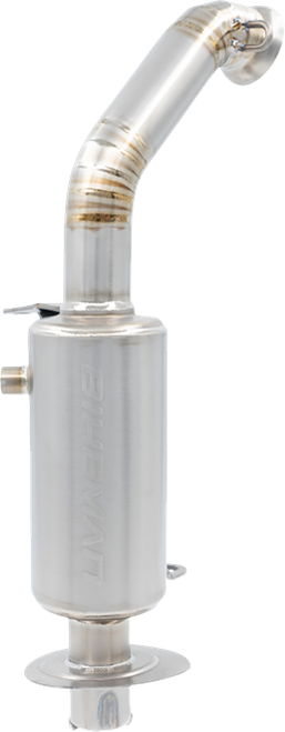 BIKEMAN PERFORMANCE 02-228PL-G5-TI Powder Lite Slip-On Muffler - Stainless Steel