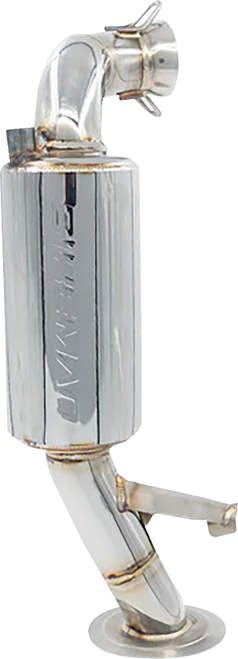 BIKEMAN PERFORMANCE 02-330PL-SS Powder Lite Slip-On Muffler - Stainless Steel