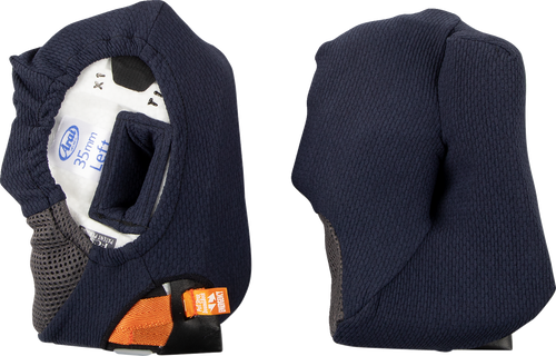 ARAI HELMETS 05-5702 Corsair-X/Quantum-X/Signet-X Helmet Cheek Pads - 35 mm