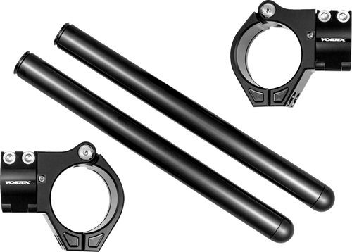 VORTEX CL50BK Clip-On Handlebar - 50 mm - 7° - Zero Offset - Black - 50 mm 7° Zero Offset Black