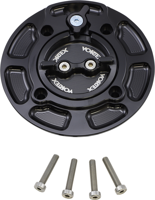 VORTEX GC440K V3 Fuel Cap - Black - Kawasaki - Black Kawasaki
