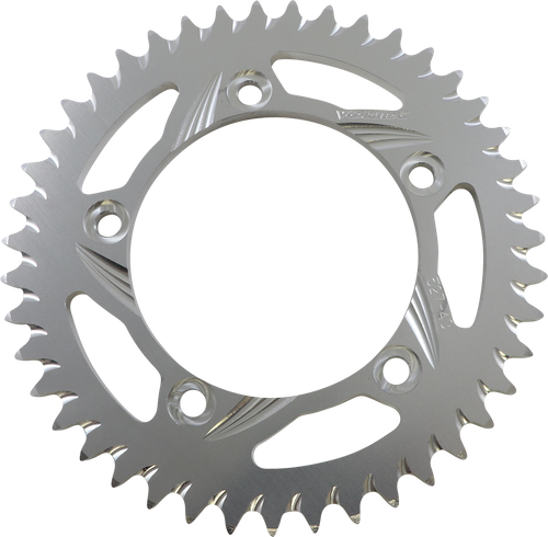 VORTEX 527-43 Rear Sprocket - Aluminum - 43 Tooth - Silver - Suzuki/Triumph - Aluminum 43 Tooth Silver Suzuki/Triumph