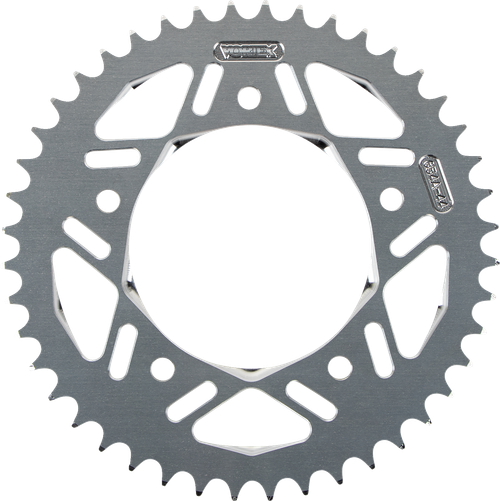 VORTEX 654A-44 Aluminum Sprocket - Silver - Rear - 44 Tooth - Silver Rear 44 Tooth