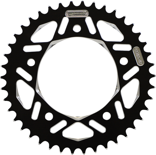 VORTEX 654AZK-42 Aluminum Sprocket - Black - Rear - 42 Tooth - Black Rear 42 Tooth