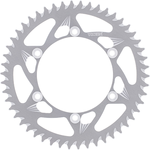 VORTEX 215-37 Rear Sprocket - Aluminum - 37 Tooth - Silver - Honda - Aluminum 37 Tooth Silver Honda