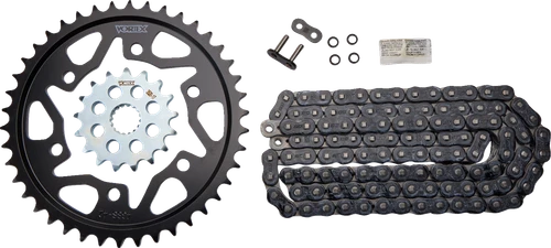 VORTEX CK5166 Chain and Sprocket Kit - WSS - Black - Suzuki GSX-R1000 - WSS Black Suzuki GSX-R1000