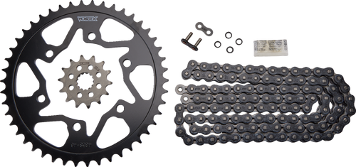 VORTEX CK6384 Chain and Sprocket Kit - HFRS - Black - Yamaha YZF-R3/MT-03 - HFRS Black Yamaha YZF-R3/MT-03