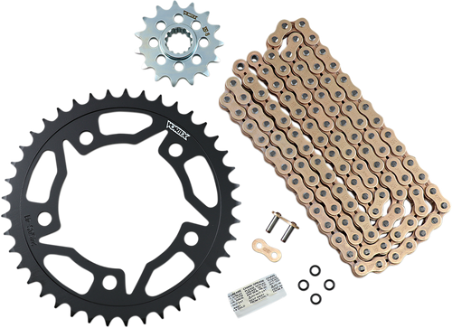 VORTEX CKG2271 Chain and Sprocket Kit - WSS - Gold - Honda CBR500R - WSS Gold Honda CBR500R