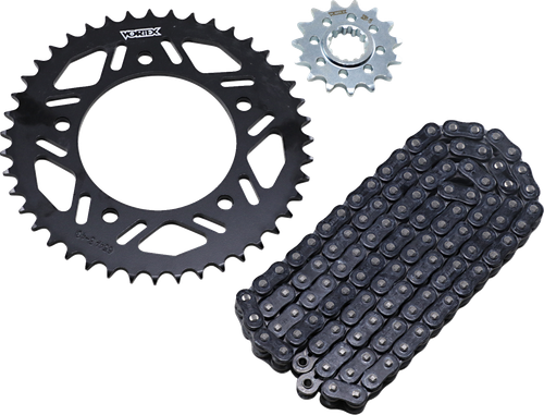 VORTEX CK6377 Chain and Sprocket Kit - HFRS - Black - Yamaha YZF-R1/M - HFRS Black Yamaha YZF-R1/M