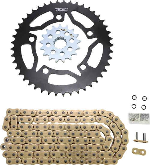 VORTEX CKG7616 Chain and Sprocket Kit - WSS - Gold - BMW S1000RR - WSS Gold BMW S1000RR