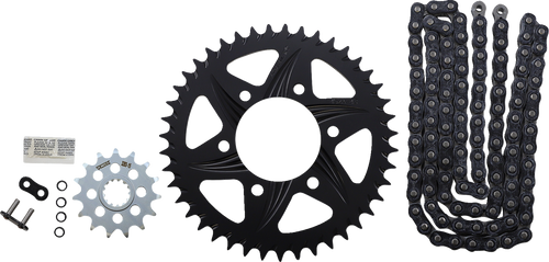 VORTEX CK6346 Chain and Sprocket Kit - GFRA - Black - Kawasaki Ninja ZX-6R - GFRA Black Kawasaki Ninja ZX-6R