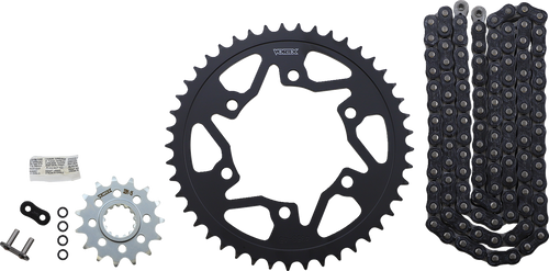 VORTEX CK6457 Chain and Sprocket Kit - HFRS - Black - Yamaha FZ/MT-10 - HFRS Black Yamaha FZ/MT-10