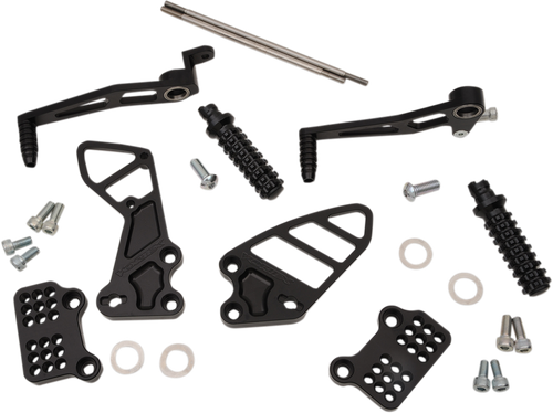 VORTEX RS503K Rearset - Black - GSXR6/7 - Black GSXR6/7