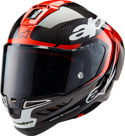 ALPINESTARS 8200324-1363-XXL Supertech R10 Element Helmet - Element Carbon/Red/White 2XL