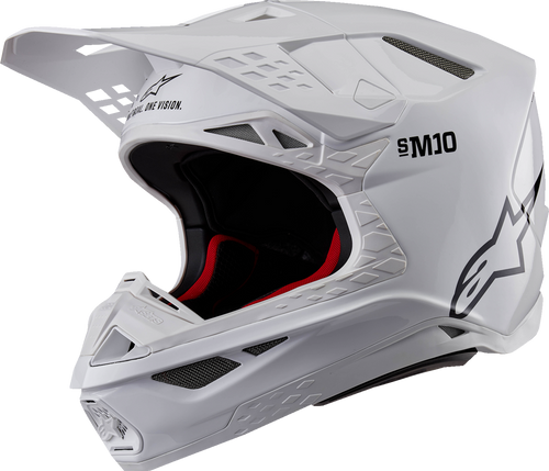 ALPINESTARS 8300323-2180-XL Supertech M10 Solid MIPS® Helmet - Solid MIPS® Gloss White XL
