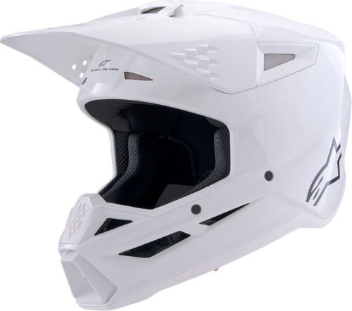 ALPINESTARS 8300326-2180-XL SM3 Solid Helmet - Solid Gloss White XL