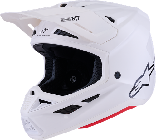ALPINESTARS 8301426-2180-L SM7 Solid Helmet - Solid Gloss White Large