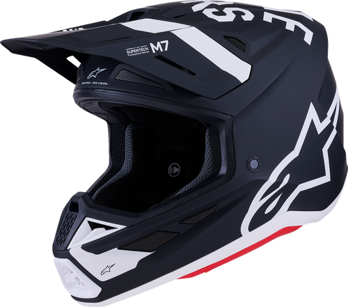 ALPINESTARS 8302226-1121-S SM7 Dasher Helmet - Dasher Matte Black/White Small