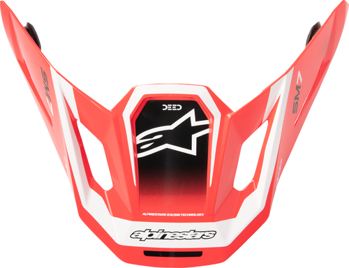 ALPINESTARS 8981326-3139-OS SM7 Helmet 22.06 ECE Visor - Deed ECE 22.06 Red/Black/White