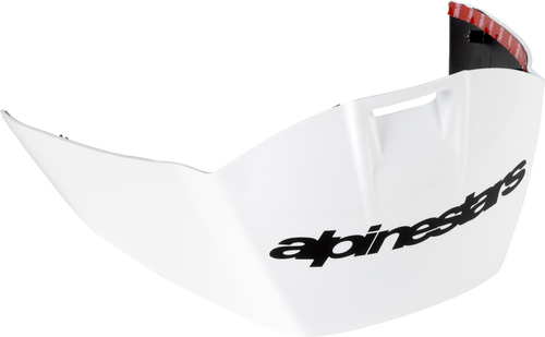 ALPINESTARS 8951724-0217 Supertech R10 Helmet Race Spoiler - Race Solid Gloss White