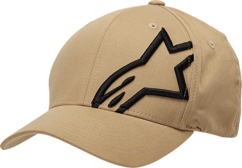 ALPINESTARS 1032810082310SM Corp Shift 2 Curved Brim Hat - Sand/Black Small/Medium