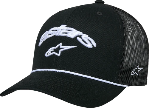 ALPINESTARS 1235-81460-1010-OS Agree Trucker Hat - Black/Black