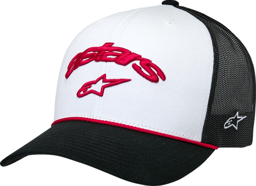 ALPINESTARS 1235-81460-2010-OS Agree Trucker Hat - White/Black