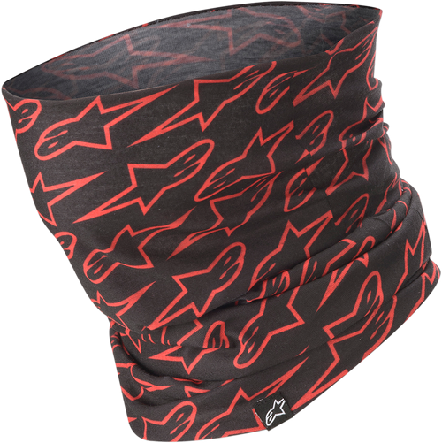 ALPINESTARS 4759319-1030 Neck Tube - Astars Black/Fluo Red