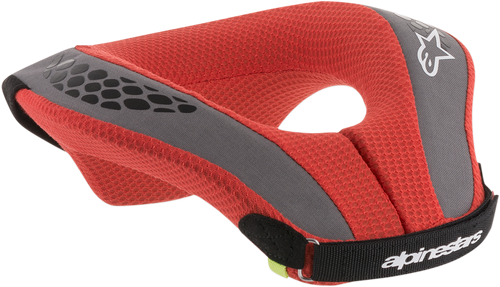 ALPINESTARS 6741018-13-SM Youth Sequence Neck Roll - Black/Red S/M
