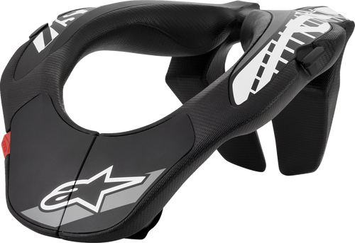ALPINESTARS 6540118-12-OS Youth Neck Support - Black/White One Size