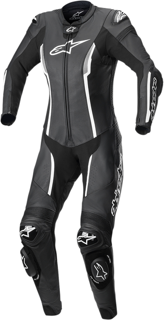 ALPINESTARS 3180122-12-48 Stella Missile v2 1-Piece Leather Suit - Black/White US 12 / EU 48