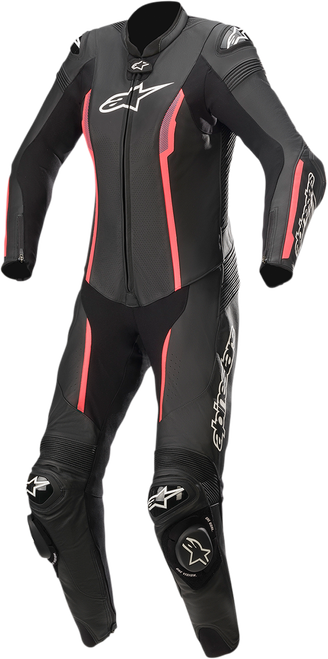 ALPINESTARS 3180122-1838-50 Stella Missile v2 1-Piece Leather Suit - Black/Pink US 14 / EU 50
