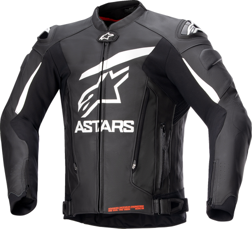 ALPINESTARS 3100524-12-50 GP Plus v4 Leather Jacket - Black/White US 40 / EU 50
