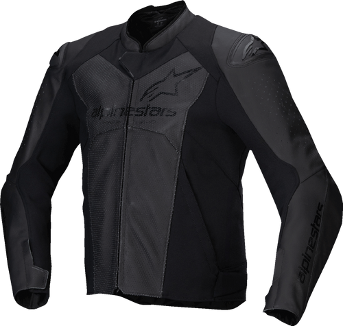 ALPINESTARS 3103625-1100-52 Faster v3 Airflow Leather Jacket - Black/Black US 42 / EU 52