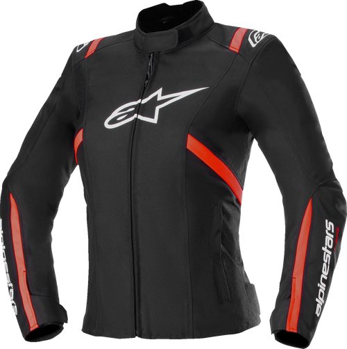 ALPINESTARS 3210225-1231-XL Stella T-SPS v2 WP Jacket - Black/White/Red Fluo XL