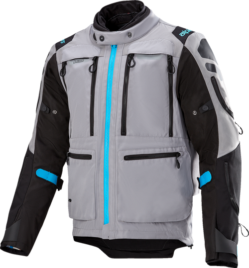 ALPINESTARS 3204423-9117-3X Ardent 3in1 Adventure Touring Jacket - Gray/Black/Blue 3XL